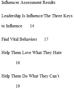 3.1 Exercise Influence Style Assessment